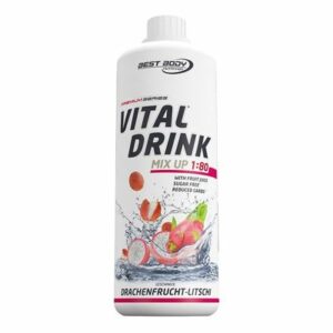 Best Body Vital Drink 1-80 - 1000ml Drachenfrucht Litschi