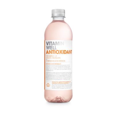 Vitamin Well Drink 12 x 500ml Pfirsich Geschmack