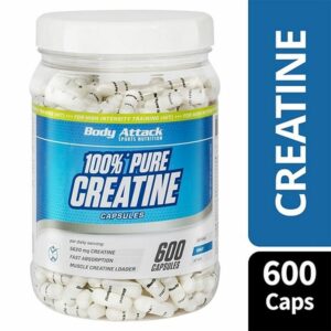 Body Attack 100% Pure Creatine 600 Kapseln
